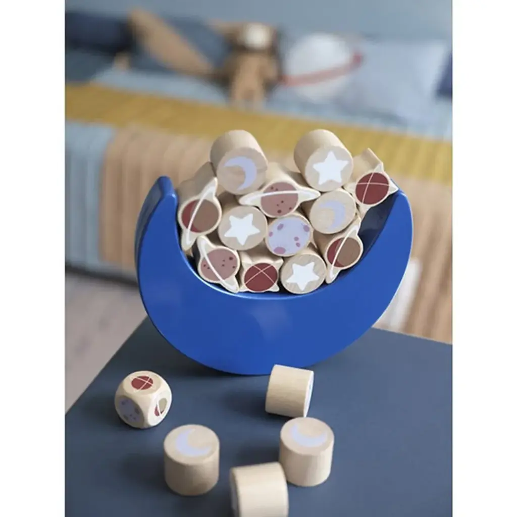 Fabelab - Balancing Game Wooden Toy - Blue_Beige (1).webp