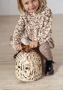 Ooh Noo - Kids Rattan Ride-On Scooter - Brown (2).webp
