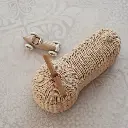 Ooh Noo - Kids Rattan Ride-On Scooter - Brown (1).webp