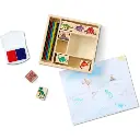 Melissa & Doug Dinosaur Wooden Stamp Set for Kids 2.webp