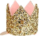 Meri Meri Mermaid Party mini gold crown.webp