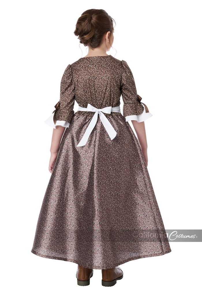American Colonial Dress Girls Costume 3