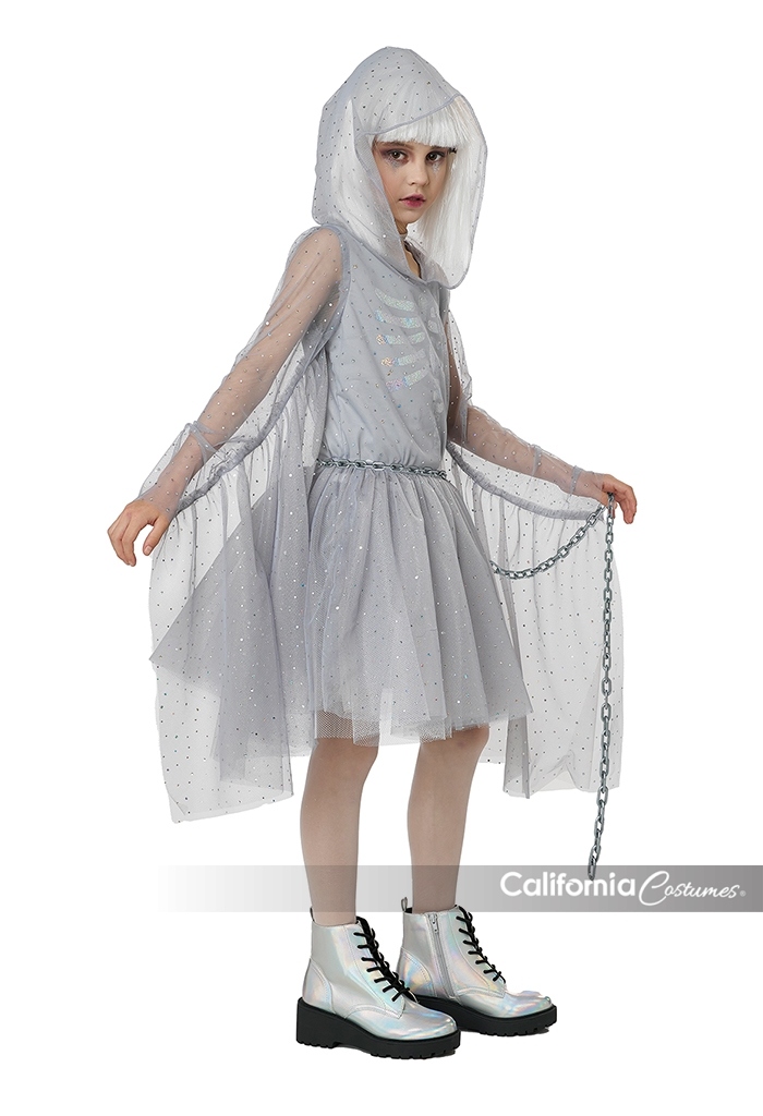 Glimmering Ghost Girls Costume 4