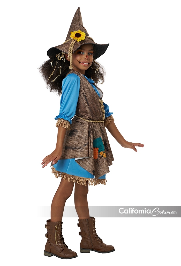 Little Miss Scarecrow Girls Costume 4
