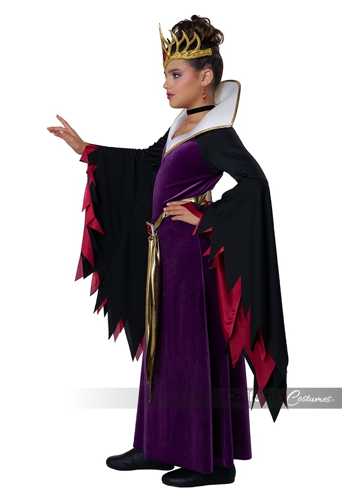 Evil Queen Cosplay Dress Girls Costume 2