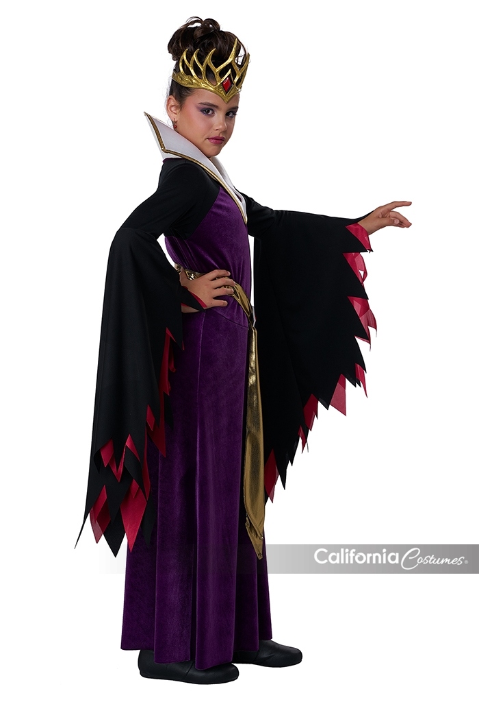 Evil Queen Cosplay Dress Girls Costume 4