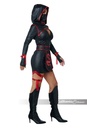 Red Fury Ninja Women's Costume 2