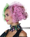 Shimmering Curly Clips - Pink/Green 2