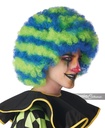 Spiral Clown Wig - Blue/Green 2