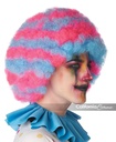 Spiral Clown Wig - Blue/Pink 2