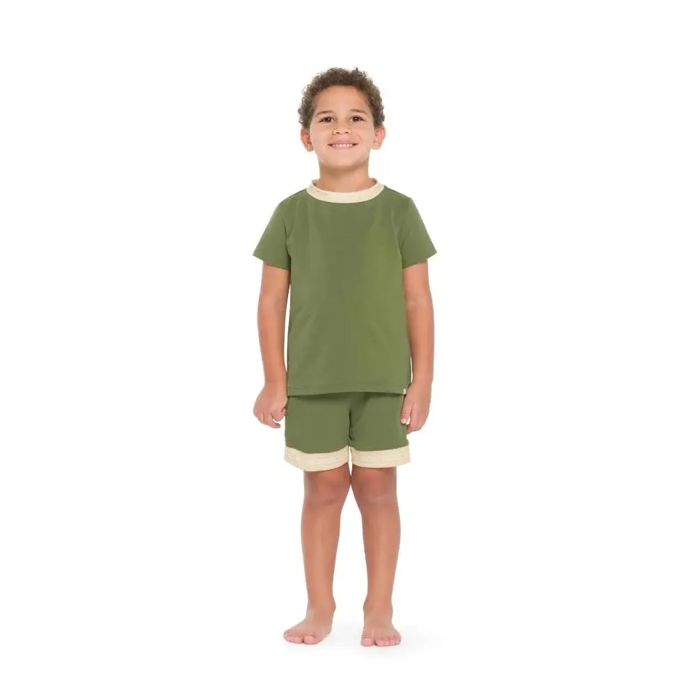[TS-TS2409-PG002] Thoub Saghiri - Pesto Green Zary set (2 Years).webp