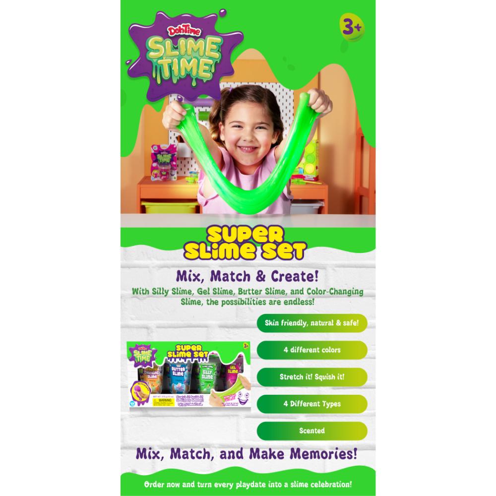 Slimetime Super Slime Set, 4 Cans (Version 2) (2)