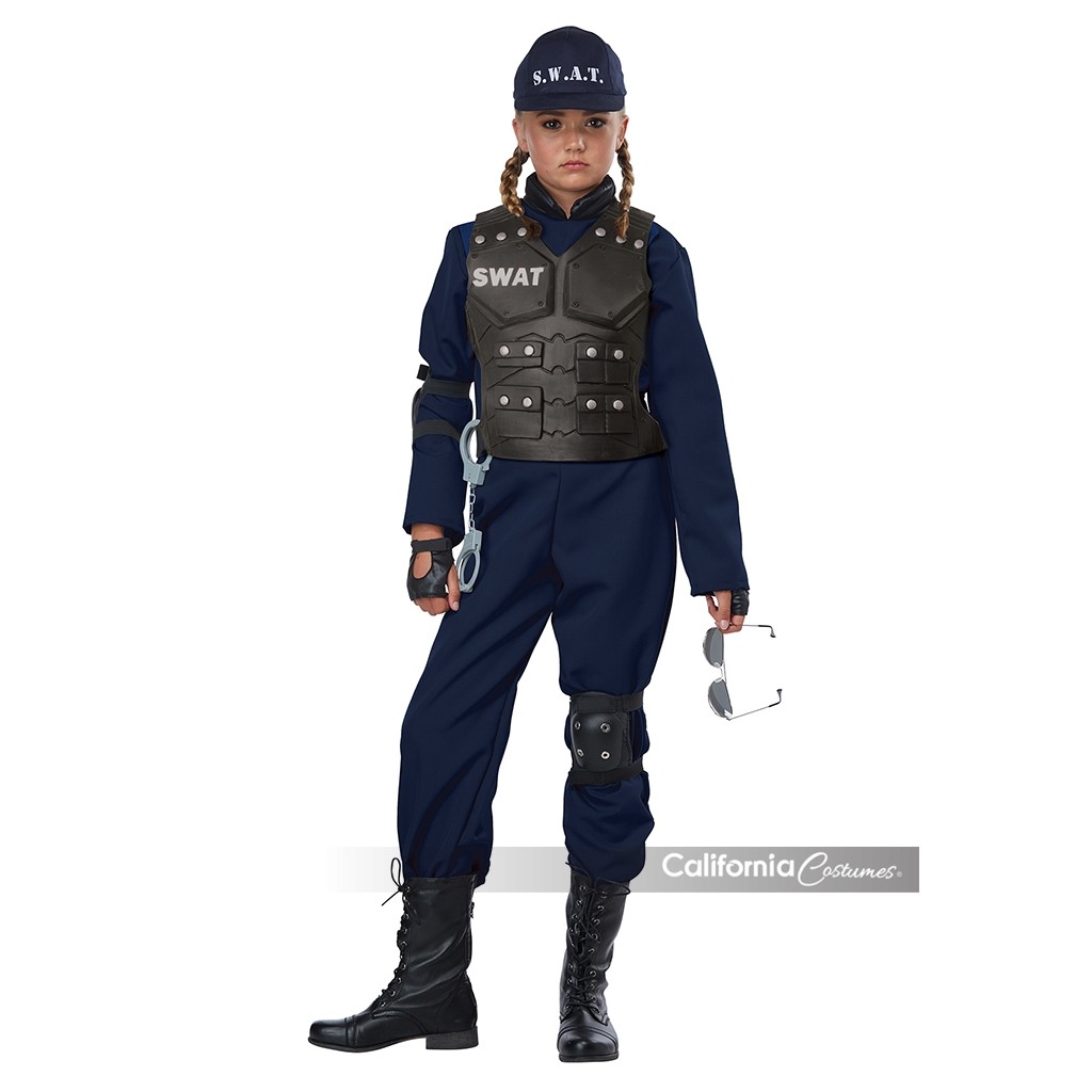 Junior Swat Kids Costume (1)