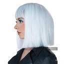 Shimmering White & Silver Cosplay Bob Wig (2)