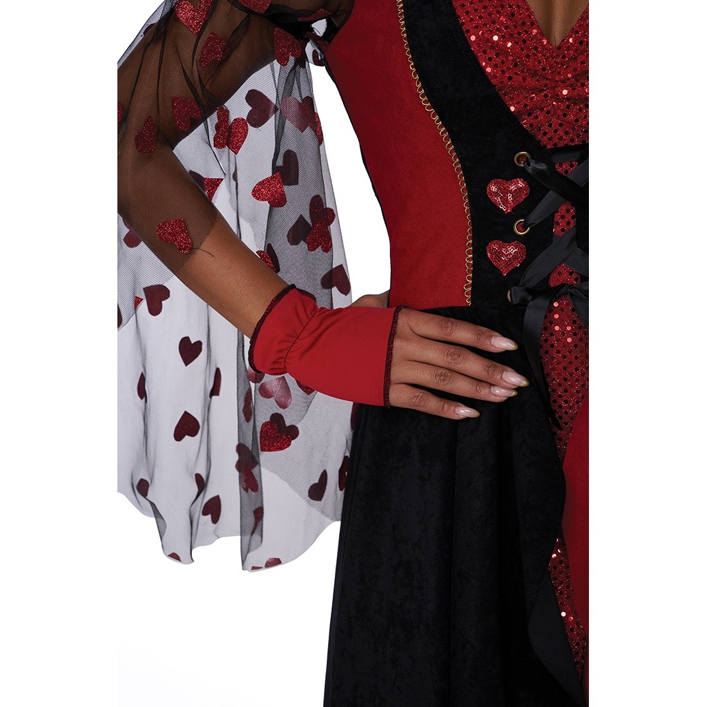 Red Queen Cosplay Dress Adult Costume (2)