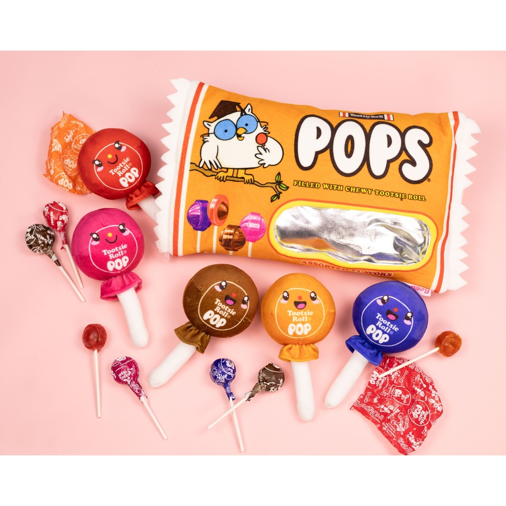 Tootsie Roll Pops Mini Plush Set (2)