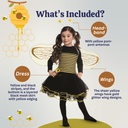 Bumblebee Dress Kids Costume (3)