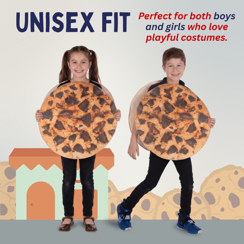 Chocolate Chip Cookie Kids Costume (4)