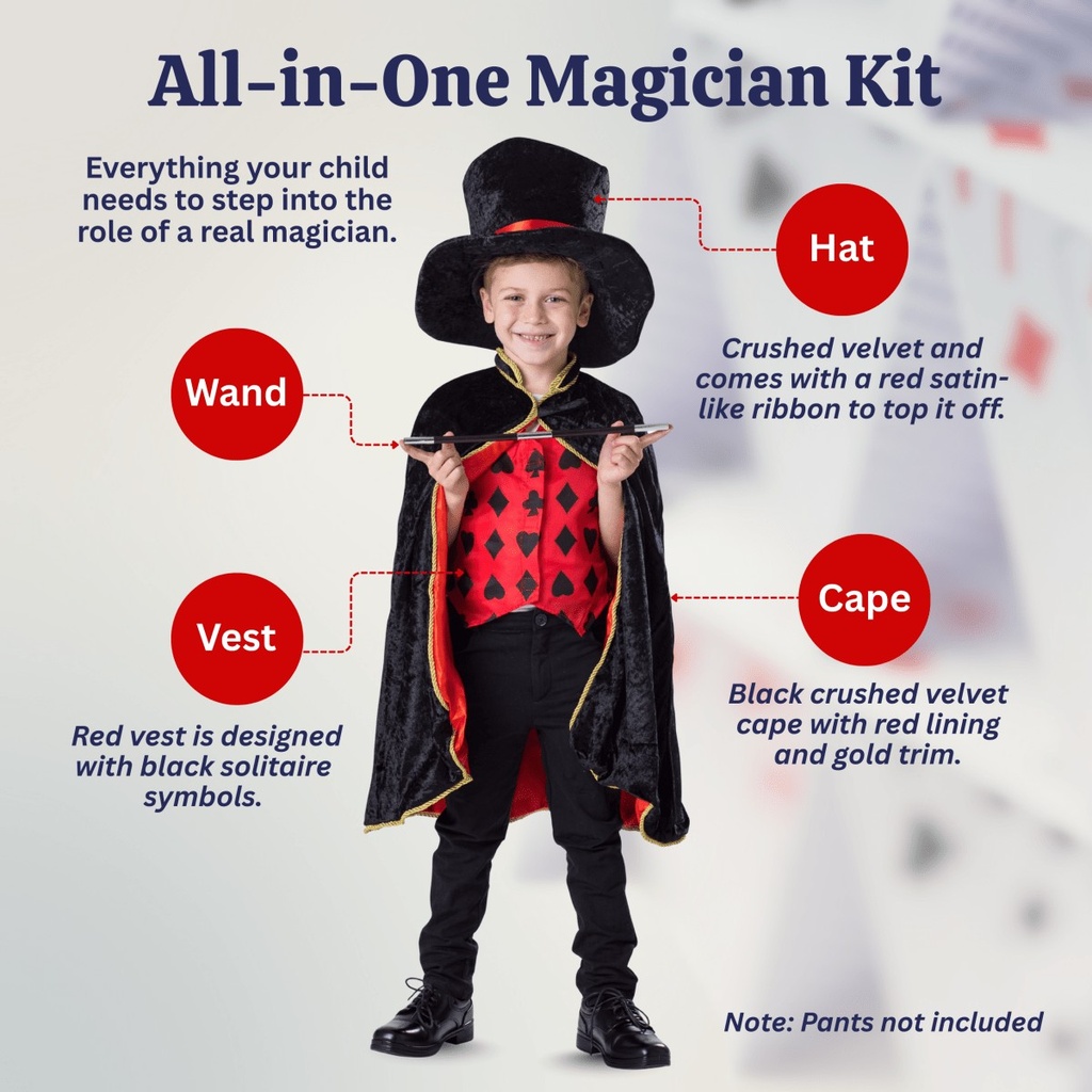 Magician Kids Costume Set (1)