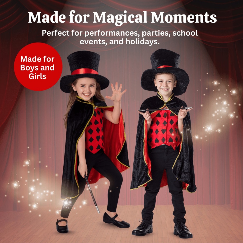 Magician Kids Costume Set (5)
