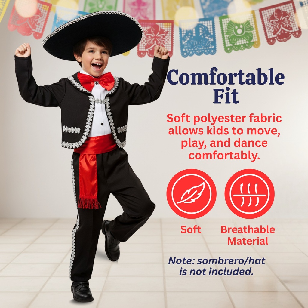 Mexican Mariachi Kids Costume (2)
