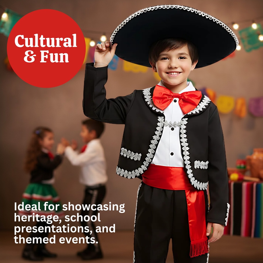 Mexican Mariachi Kids Costume (5)