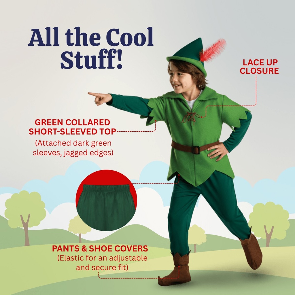 Peter Pan Kids Costume (1)