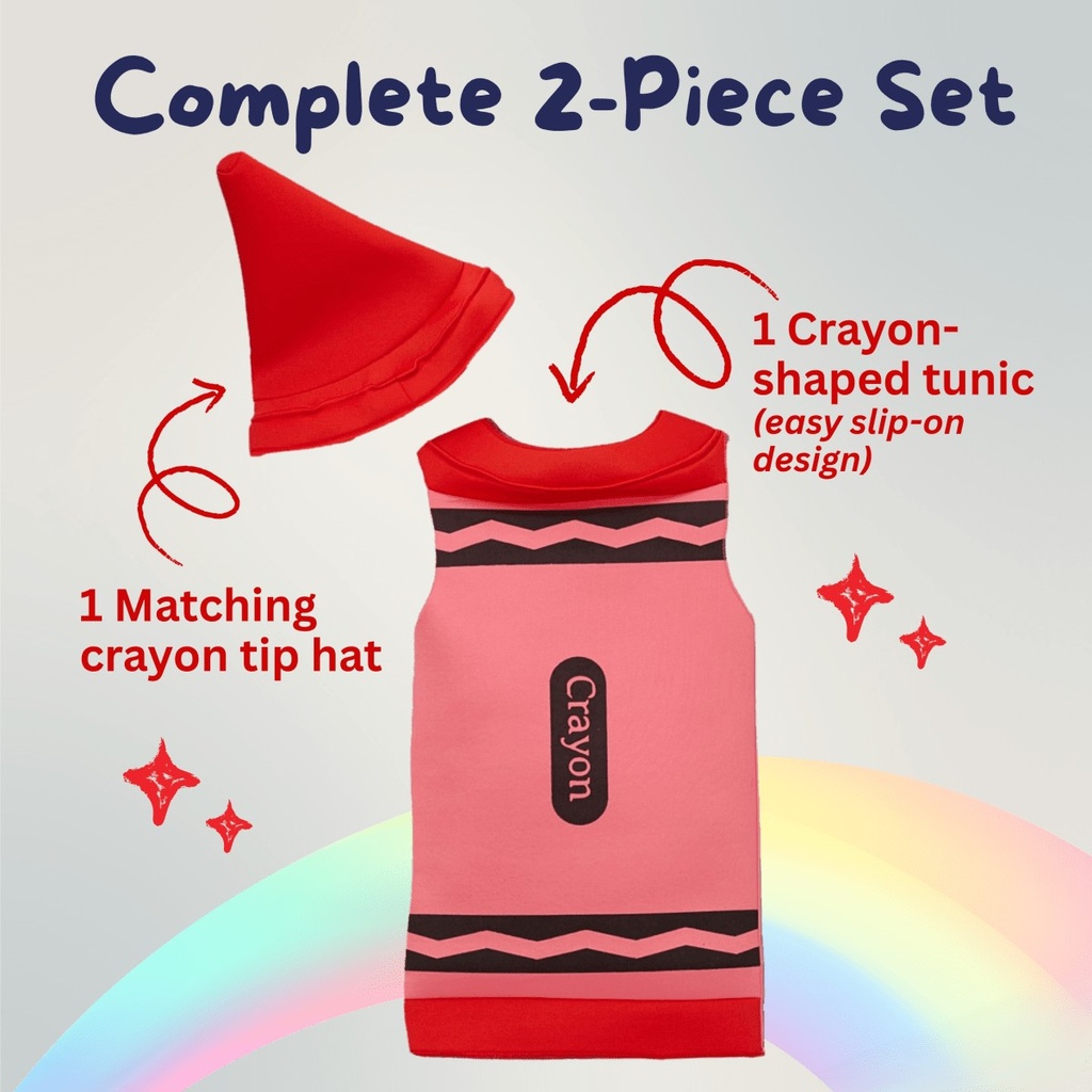 Red Crayon Kids Costume (1)