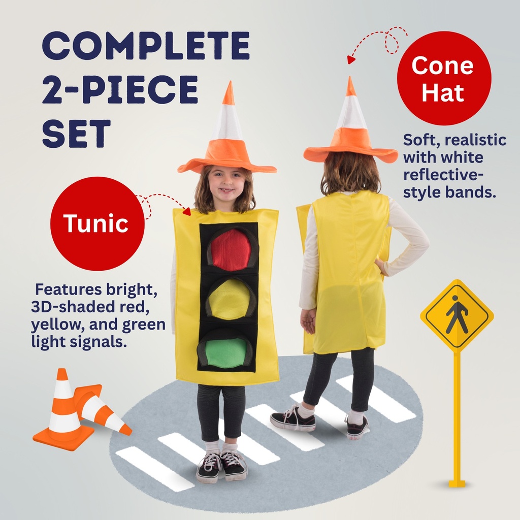 Traffic Light Kids Costume (1)