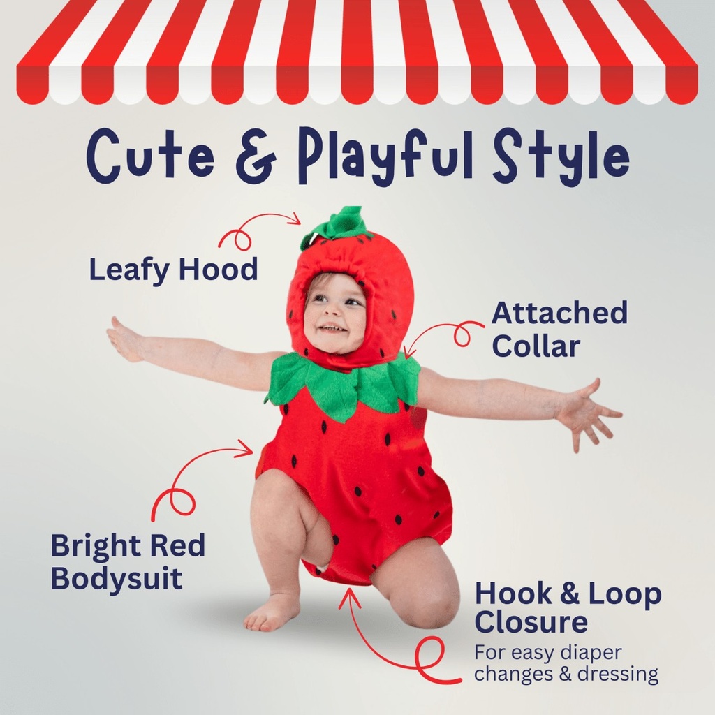 Baby Strawberry Costume (2)