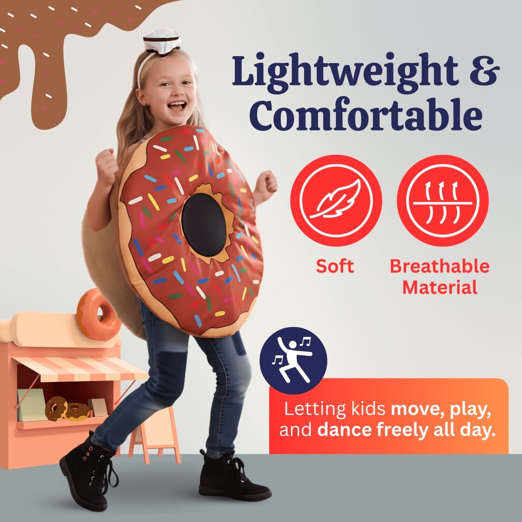Sprinkle Doughnut Kids Costume (4)