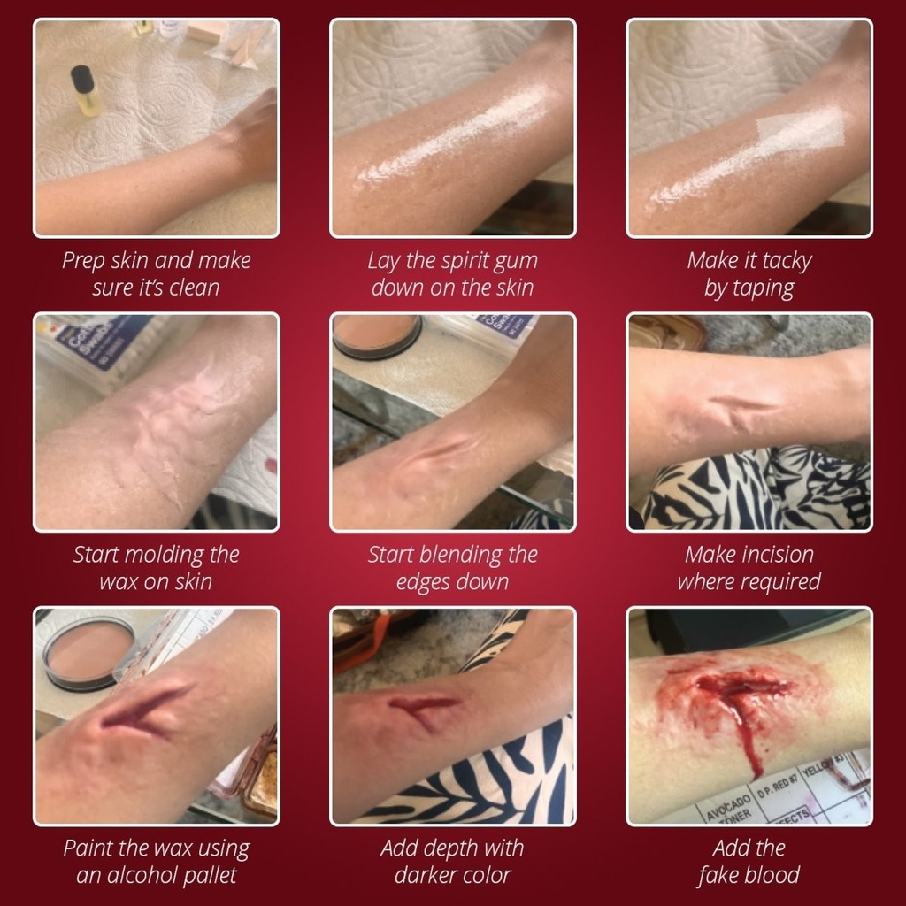 Halloween Scar Makeup Kit (3)