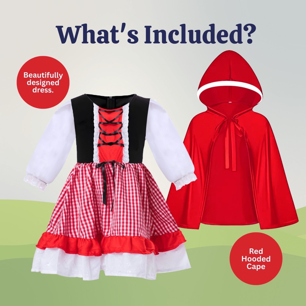 Little Red Riding Hood Kids Costume (1)