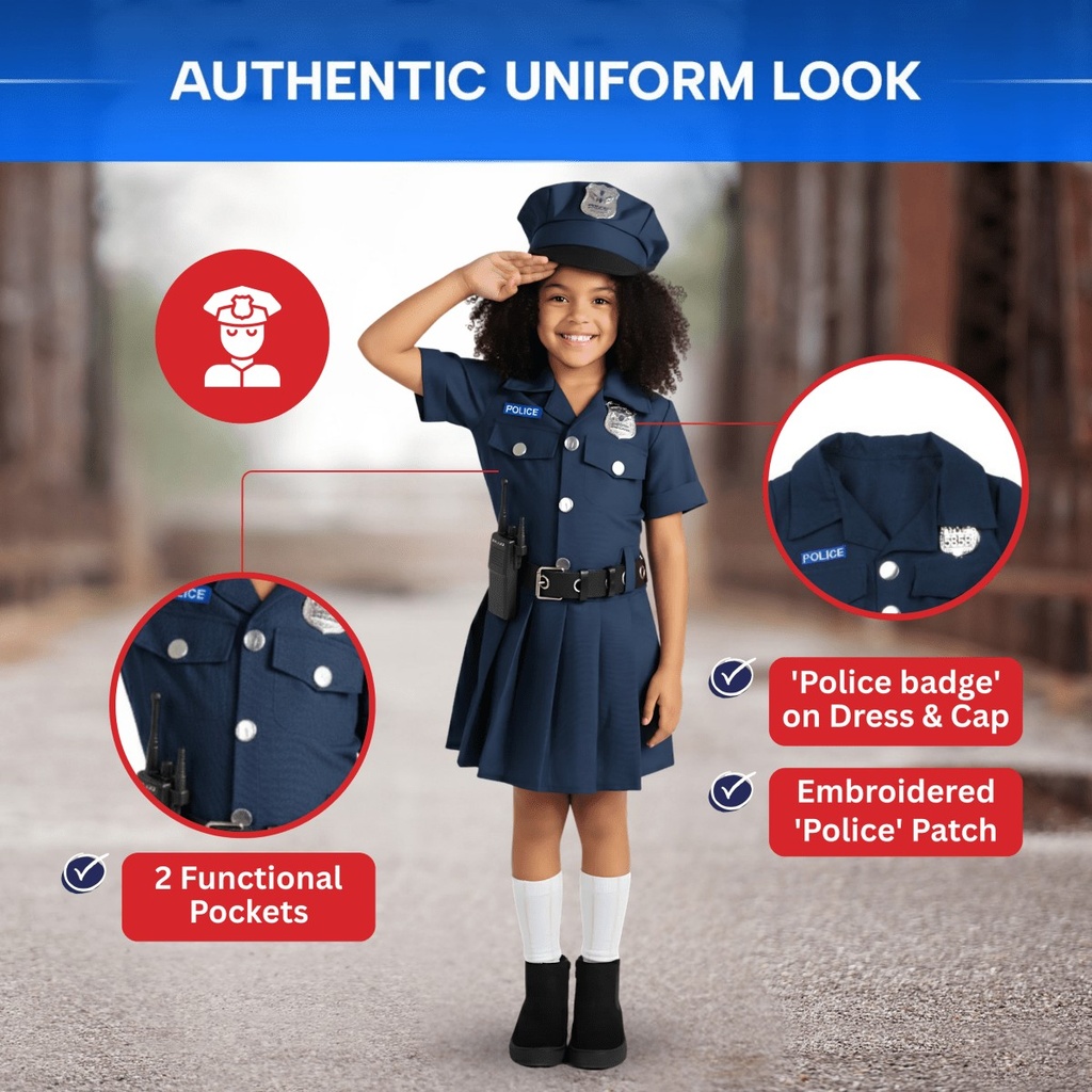 Police Officer Kids Costume (2)