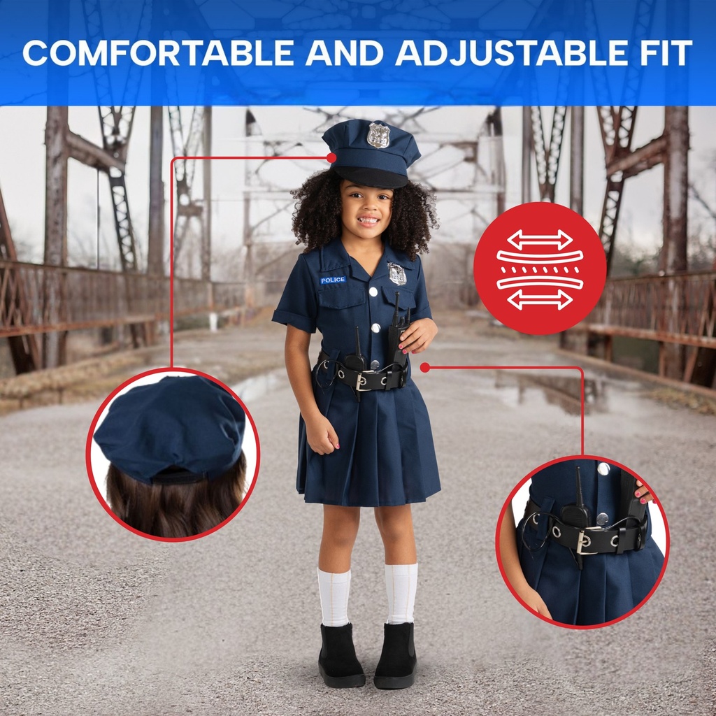 Police Officer Kids Costume (3)