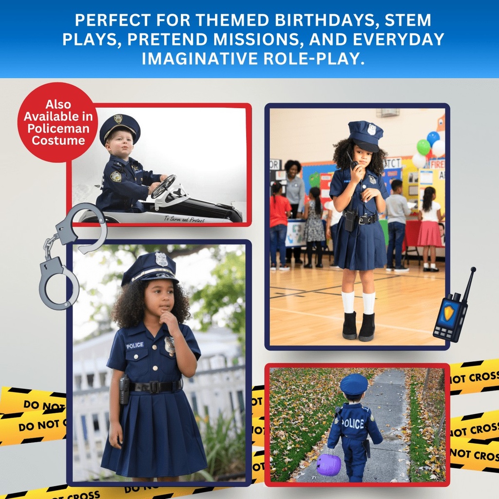 Police Officer Kids Costume (5)
