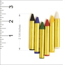 Face Paint Crayons, 6 Colors (2)