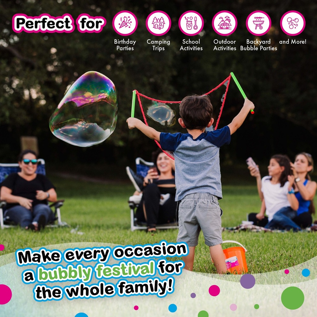 WOWmazing Giant Bubble Powder Kit (4)