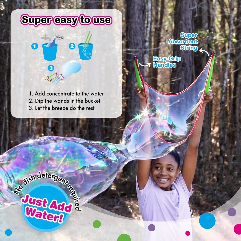 WOWmazing Giant Bubble Concentrate Kit (5)