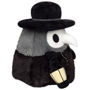 Mini Squishable Plague Doctor Plush with Glow-in-the-Dark Lantern, 7 inch (1)