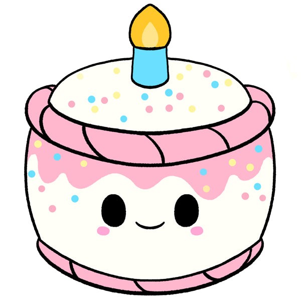 Squishable Comfort Food Happy Birthday Cake Plush (2)
