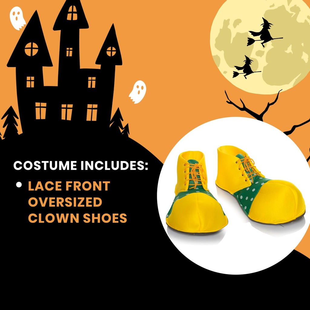 Oversized Yellow Clown Shoes - Adult (3)