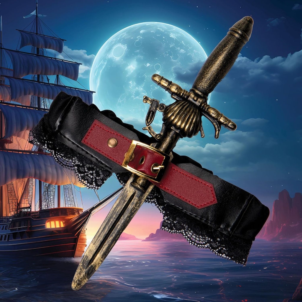 Pirate Thigh Holster Garter (4)
