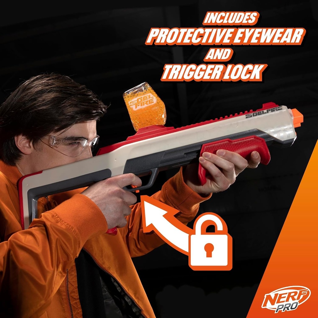 Nerf Pro Gelfire Raid Gel Blaster with 10,000 Rounds (4)