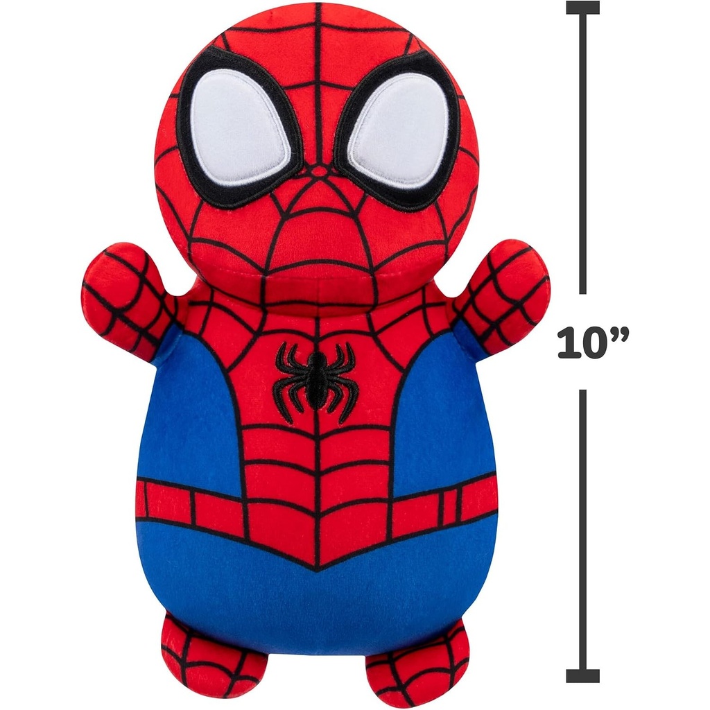 Squishmallows HugMees Marvel Spidey and His Amazing Friends Plush, 10 inch – Assorted (2)