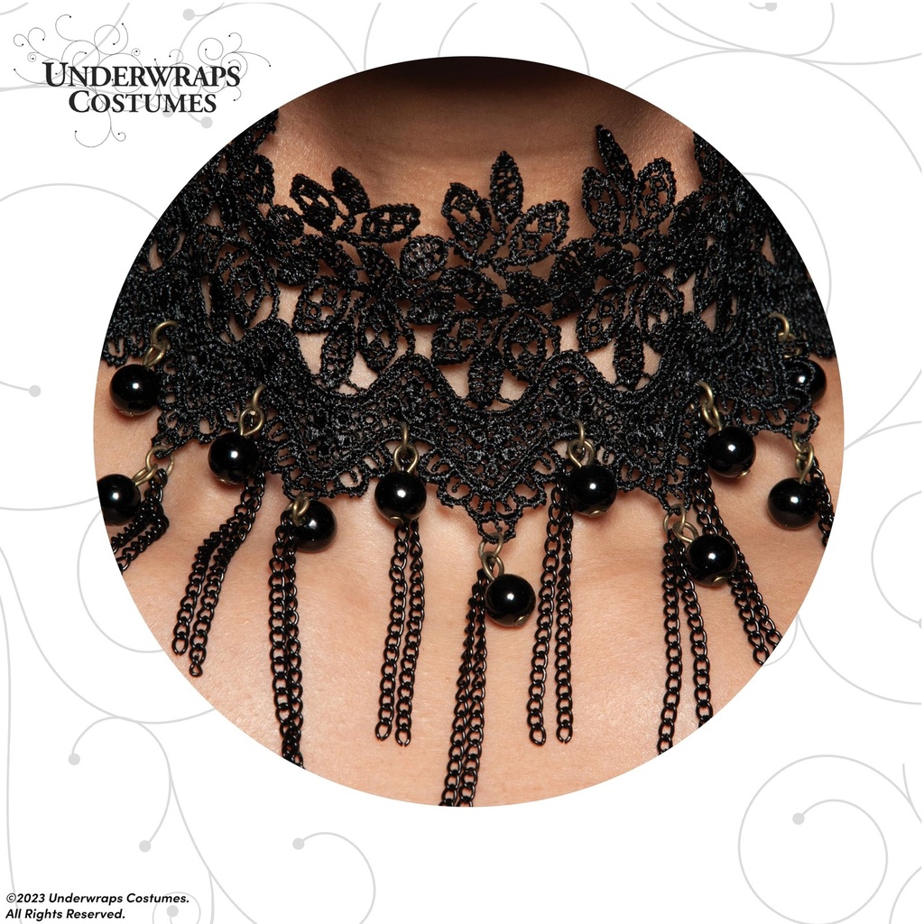 Lace Flower Choker (2)