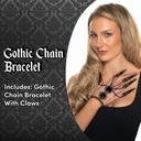 Gothic Chain Bracelet with Claws (2)