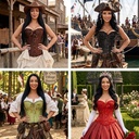 Lace Brocade Corset (1)