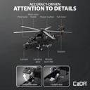 CaDA Z-10 Remote Control Helicopter Building Kit, 989 Pieces (3)