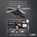 CaDA Z-10 Remote Control Helicopter Building Kit, 989 Pieces (4)